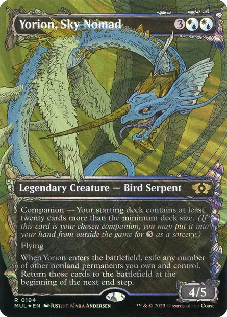 Yorion, nomade céleste, carte Magic MUL 194 — extension Multiverse Legends