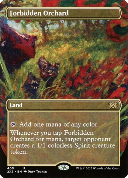 Forbidden Orchard, Magic card 2X2 405 — Double Masters 2022 set
