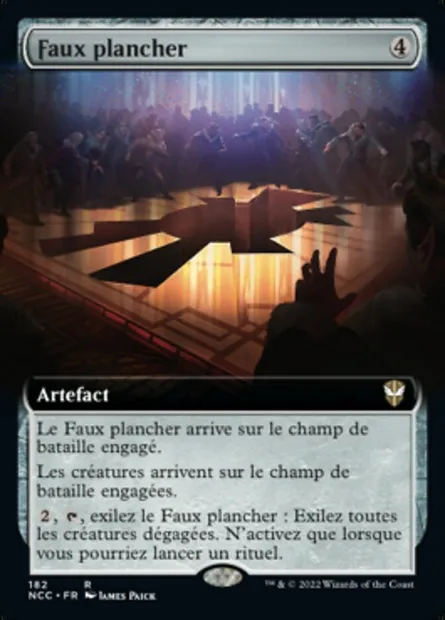 Faux plancher, carte Magic NCC 182 — extension New Capenna Commander