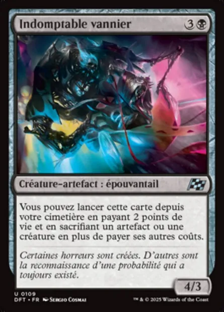 Indomptable vannier, carte Magic DFT 109 — extension Aetherdrift