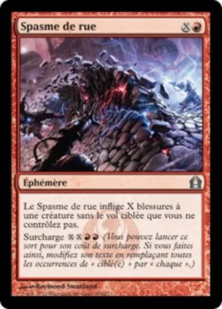Spasme de rue, carte Magic RTR 106 — extension Retour à Ravnica