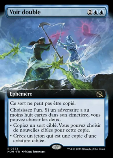 Voir double, carte Magic MOM 353 — extension L'invasion des machines