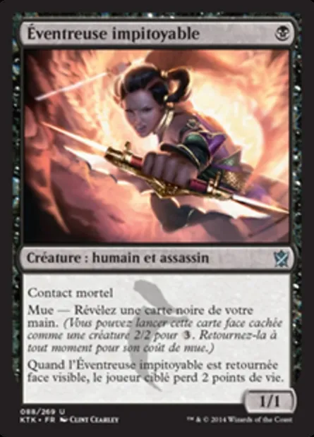 Éventreuse impitoyable, carte Magic KTK 88 — extension Les Khans de Tarkir