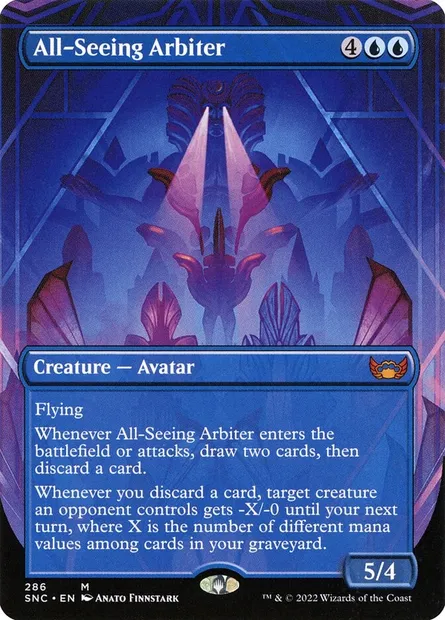 All-Seeing Arbiter, Magic card SNC 286 — Streets of New Capenna set