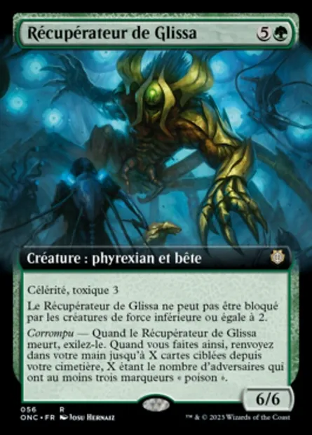 Récupérateur de Glissa, carte Magic ONC 56 — extension Phyrexia: All Will Be One Commander