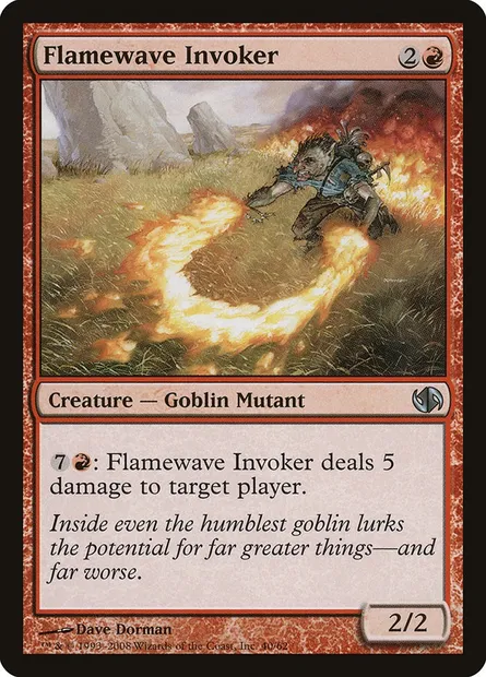 Invocateur vagueflamme, carte Magic DD2 40 — extension Duel Decks: Jace vs. Chandra