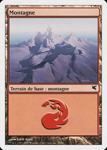 Montagne, carte Magic PSAL C35 — extension Salvat 2005