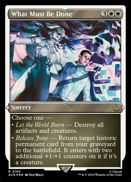 What Must Be Done, Magic card ACR 184 — Assassin's Creed set