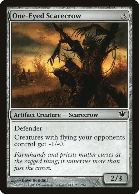 One-Eyed Scarecrow, Magic card ISD 230 — Innistrad set