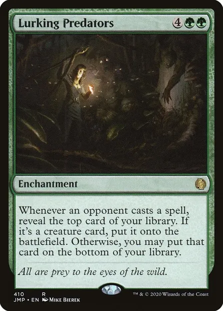 Lurking Predators, Magic card JMP 410 — Jumpstart set