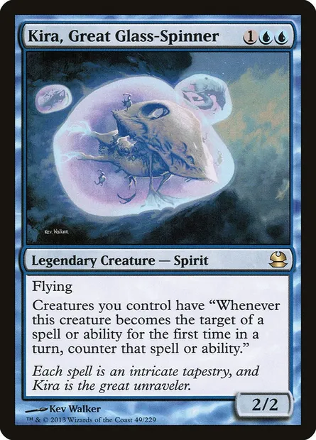 Kira, Great Glass-Spinner, Magic card MMA 49 — Modern Masters set