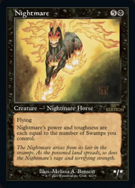 Nightmare, Magic card 30A 412 — 30th Anniversary Edition set
