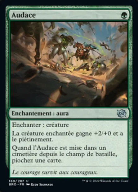 Audace, carte Magic BRO 169 — extension La Guerre Fratricide