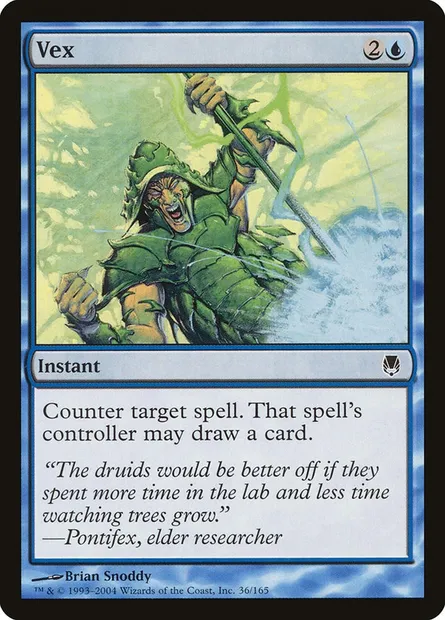 Agacement, carte Magic DST 36 — extension Sombracier