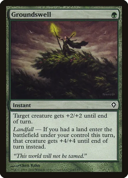 Groundswell, Magic card WWK 104 — Worldwake set
