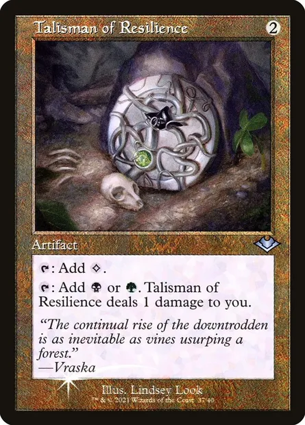 Talisman de résistance, carte Magic H1R 37 — extension Modern Horizons 1 Timeshifts