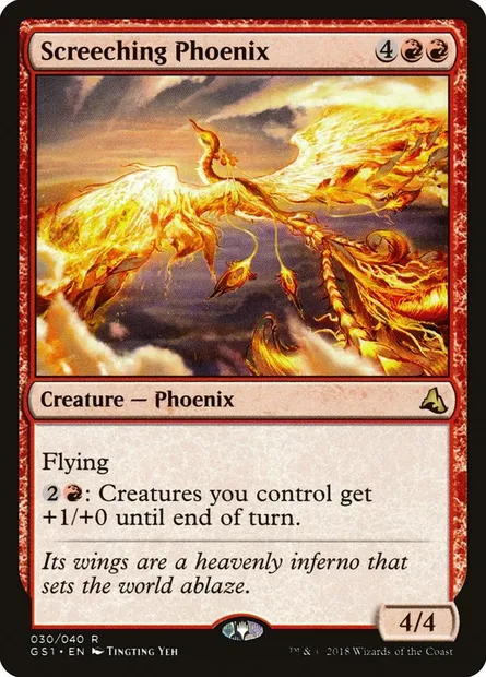 Screeching Phoenix, Magic card GS1 30 — Global Series Jiang Yanggu & Mu Yanling set