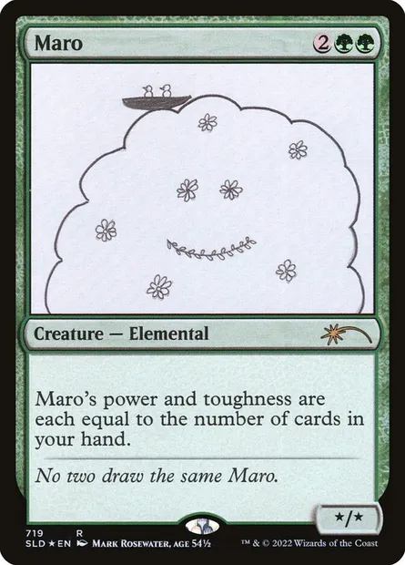 Maro, carte Magic SLD 719 — extension Secret Lair Drop