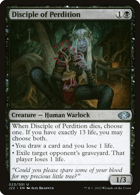 Disciple of Perdition, Magic card J22 23 — Jumpstart 2022 set