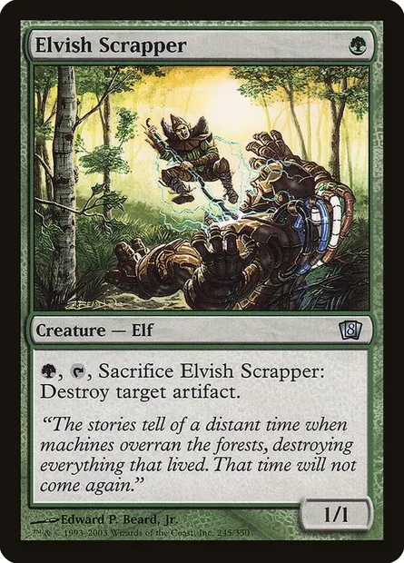 Elvish Scrapper, Magic card 8ED 245★ — Eighth Edition set