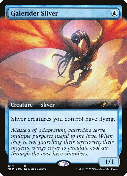 Slivoïde des bourrasques, carte Magic SLD 619 — extension Secret Lair Drop
