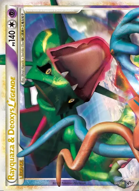 Rayquaza & Deoxys LÉGENDE, carte Pokémon UD 89 — extension Indomptable