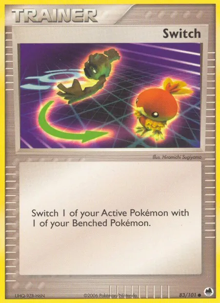 Switch, Pokémon card DF 83 — Dragon Frontiers set