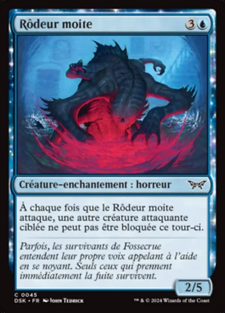 Rôdeur moite, carte Magic DSK 45 — extension Duskmourn: House of Horror