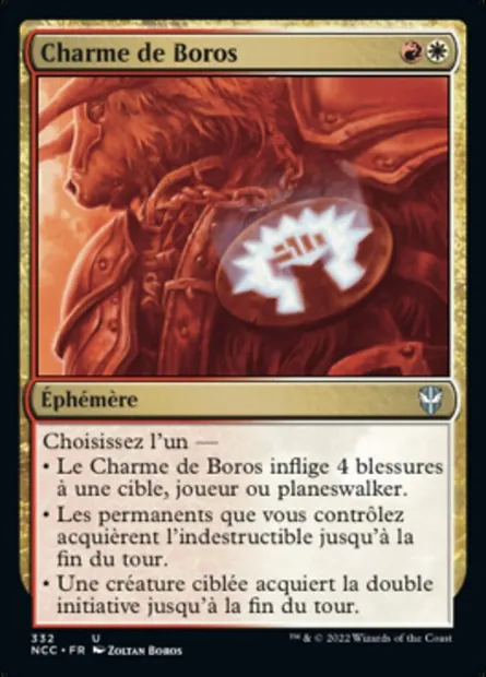 Charme de Boros, carte Magic NCC 332 — extension New Capenna Commander
