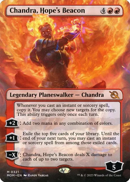 Chandra, Hope's Beacon, Magic card MOM 321 — March of the Machine set