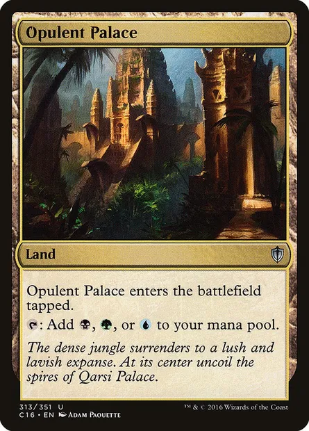 Opulent Palace, Magic card C16 313 — Commander 2016 set