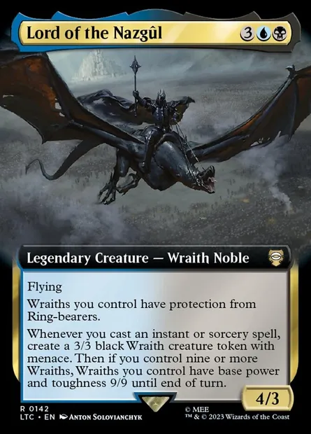 Lord of the Nazgûl, Magic card LTC 142 — Tales of Middle-earth Commander set