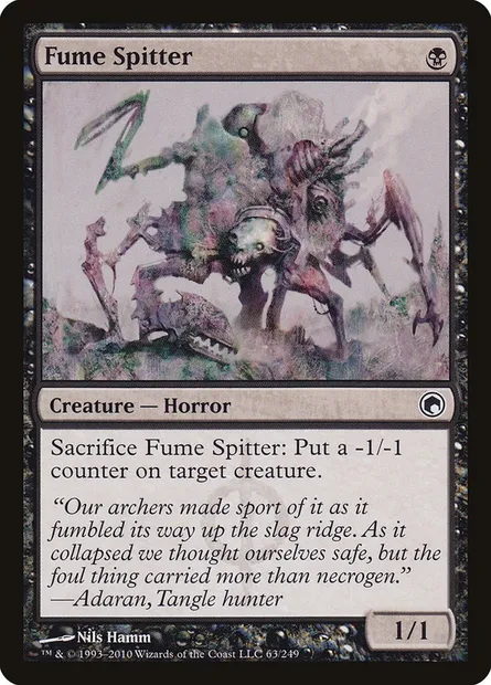Fume Spitter, Magic card SOM 63 — Scars of Mirrodin set