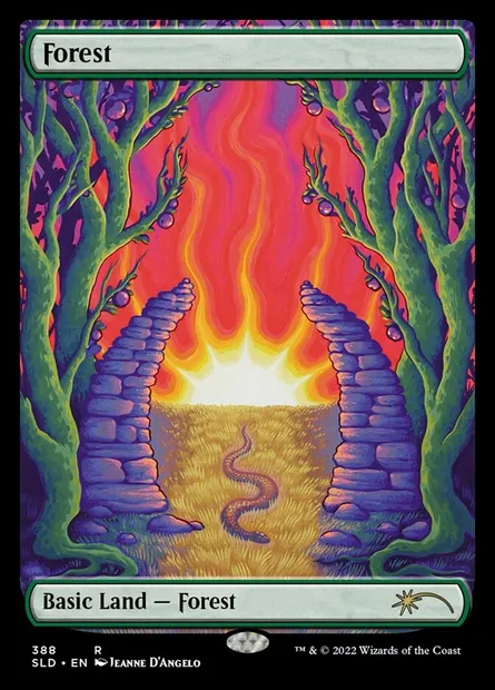 Forest, Magic card SLD 388 — Secret Lair Drop set
