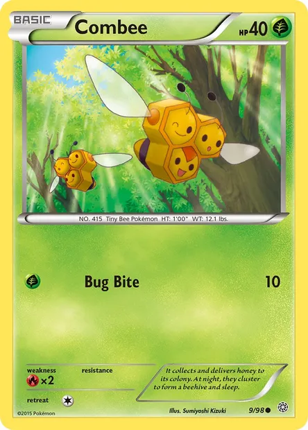Combee, Pokémon card AOR 9 — Ancient Origins set