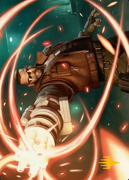 Barret Wallace // Barret Wallace, Magic card AFIN 8 — Final Fantasy Art Series set