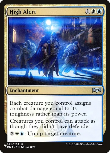 High Alert, Magic card PLST RNA-182 — The List set