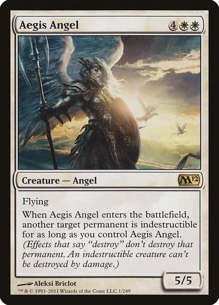 Aegis Angel, Magic card M12 1 — Magic 2012 set