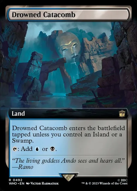 Drowned Catacomb, Magic card WHO 492 — Doctor Who set