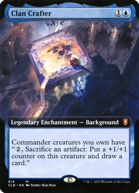 Clan Crafter, Magic card CLB 614 — Commander Legends: Battle for Baldur's Gate set
