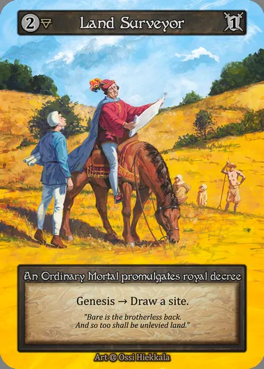 Land Surveyor, Sorcery card ALP 091 — Alpha set