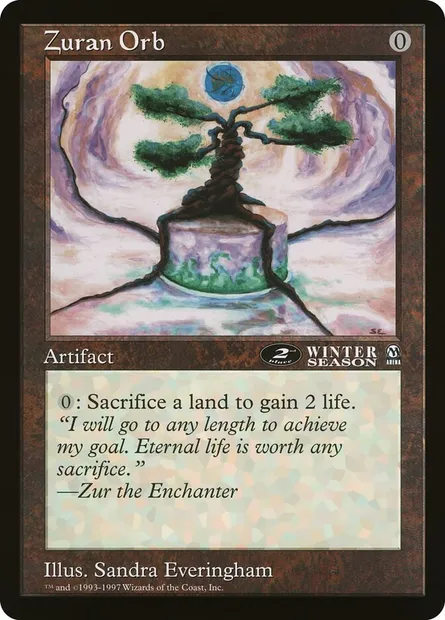 Zuran Orb, Magic card OLEP 28 — Oversized League Prizes set