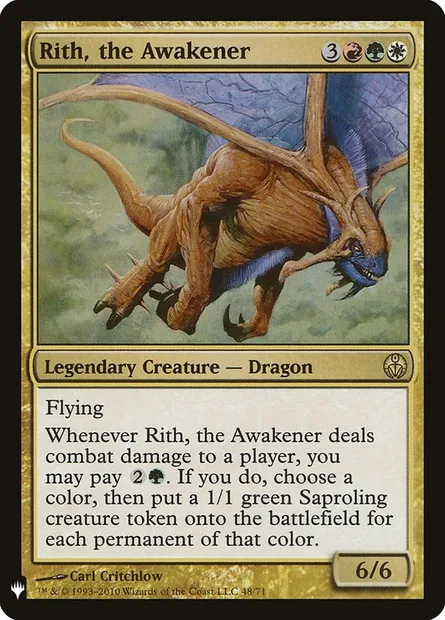 Rith, the Awakener, Magic card PLST DDE-48 — The List set