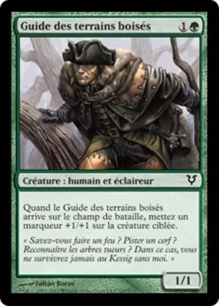 Guide des terrains boisés, carte Magic AVR 197 — extension Avacyn ressuscitée