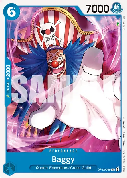 Baggy, carte One Piece OP12-049 — extension L'HÉRITAGE DU MAÎTRE