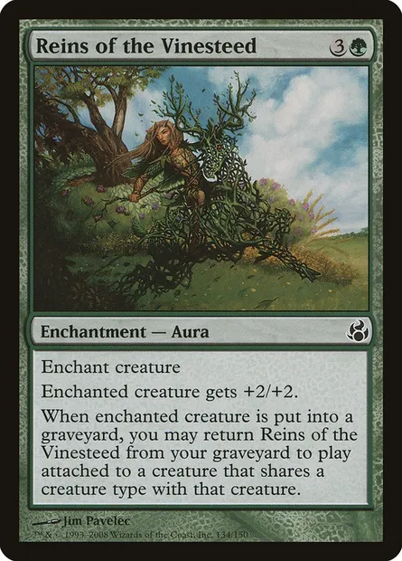 Reins of the Vinesteed, Magic card MOR 134 — Morningtide set