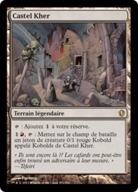 Castel Kher, carte Magic C13 303 — extension Commander 2013