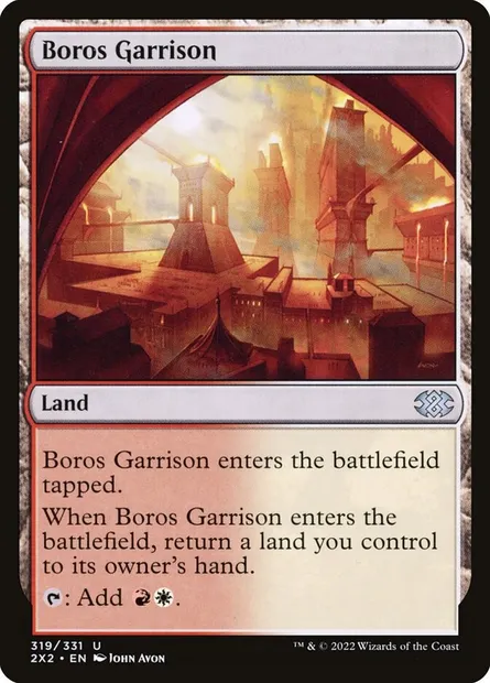 Boros Garrison, Magic card 2X2 319 — Double Masters 2022 set