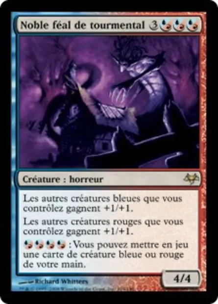 Noble féal de tourmental, carte Magic EVE 104 — extension Coucheciel