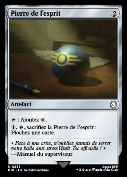 Pierre de l'esprit, carte Magic PIP 235 — extension Fallout